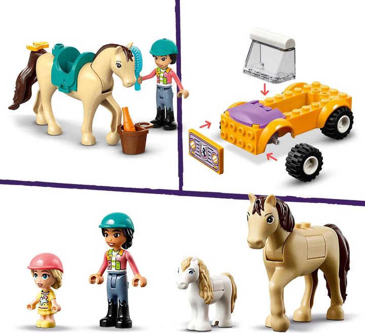 Produktbild LEGO Pferde- und Pony-Anhänger (42634, LEGO Friends)