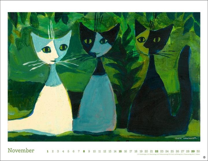 Produktbild Rosina Wachtmeister Posterkalender 2026 (44 x 34 cm)