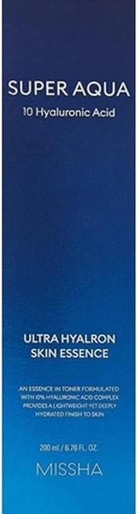 Produktbild Missha Super Aqua Ultra Hyalron Skin Essence nawilżająca esencja z kwasem hialuronowym 200ml (Gesichtsseife, 200 ml)