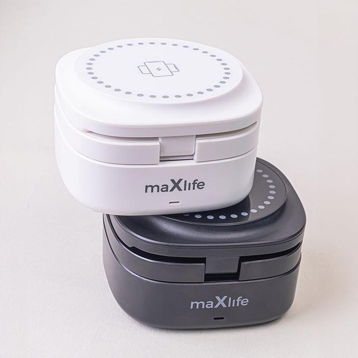 Actual product image Maxlife MXWC-06 magnetic wireless charger 15W black 3in1 (15 W)