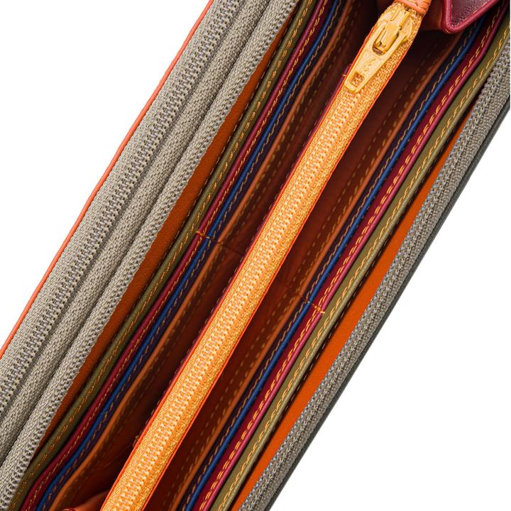 Actual product image Mywalit Large Double Zip Around Purse Geldbörse Leder 18 cm