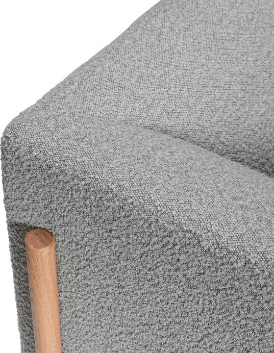 Produktbild Hübsch Moment Sofa 2 Sitzer Small Grau (2-Sitzer)