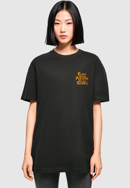 Produktbild Merchcode Ladies Funky Pineapple Oversized Tee - 170085 (XL)