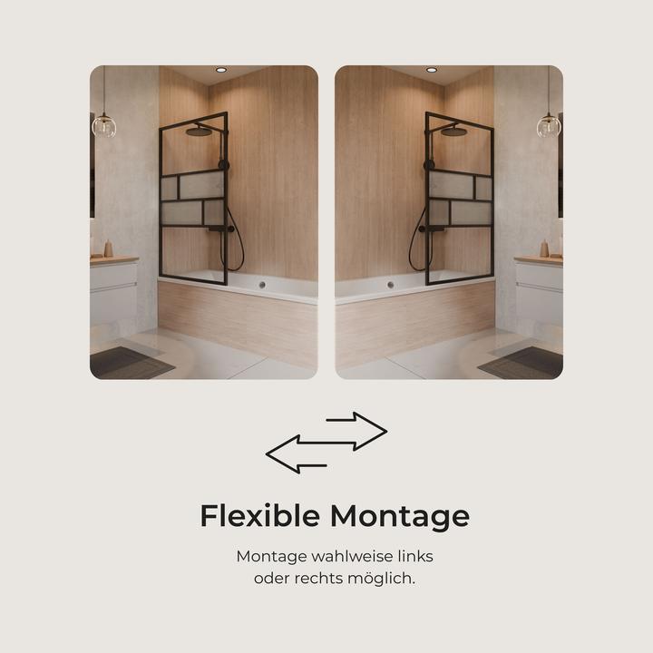 Actual product image Schulte Bath screen 1 panel