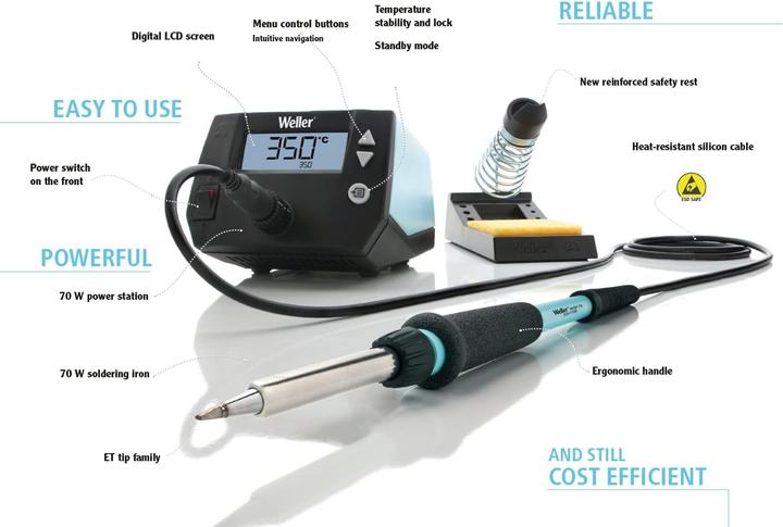 Actual product image Weller Erem WE 1010 Soldering Set 230 V F/G (Soldering set)