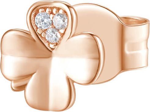 Actual product image Rosato Bronze single earrings for good luck Storie RZO051 (L)