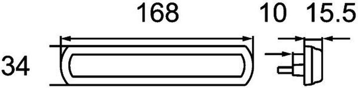 Actual product image Hella Side marker light LED 2PS 013 300-021