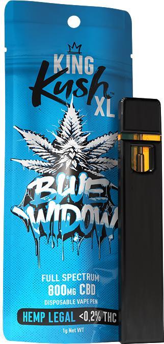 Actual product image Kush CBD Vape Blue Widow