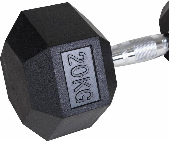 Actual product image Fitcom Hex Dumbbell 20 kg (1 x 20 kg)