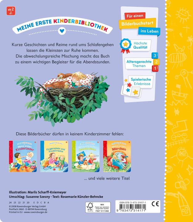 Produktbild Ravensburger Meine ersten Gutenacht-Geschichten (Deutsch)