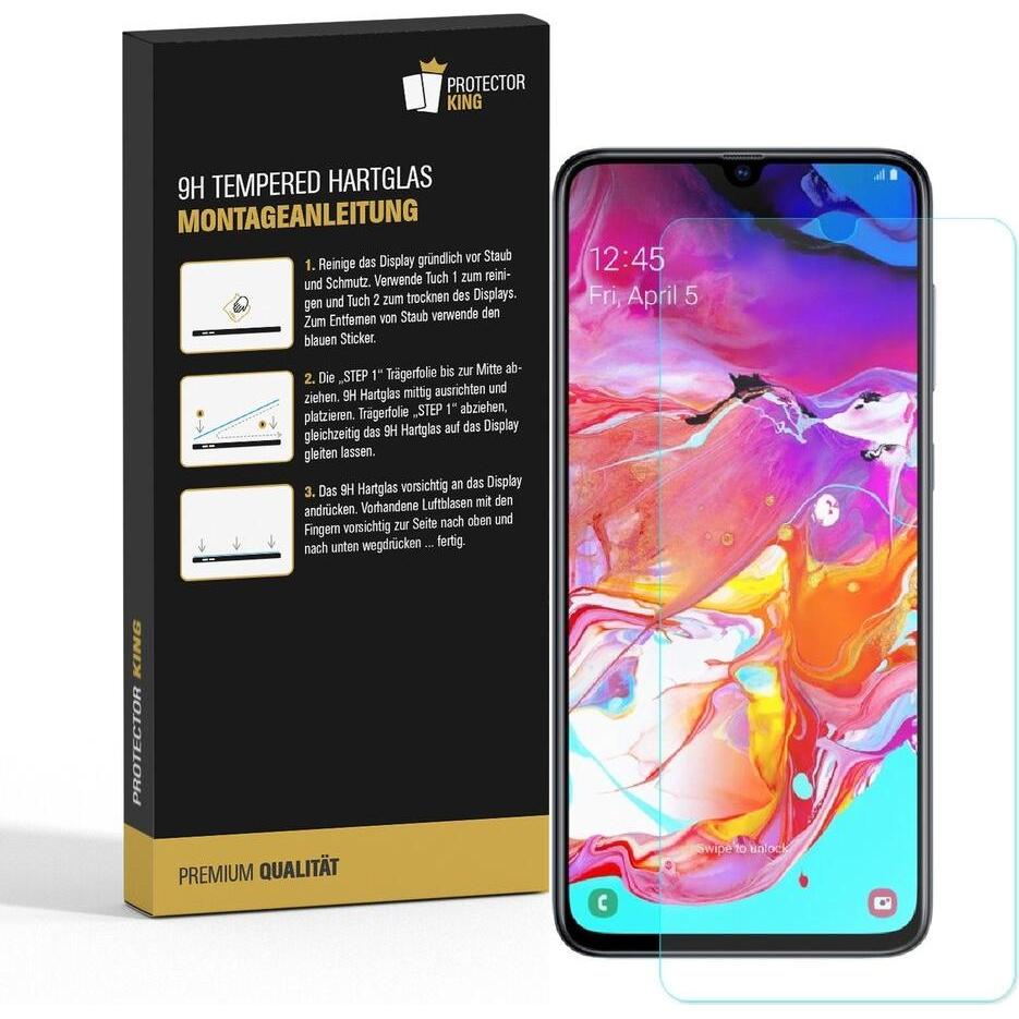 Thumbnail - Protectorking 1x Echtes Tempered 9H Panzerhartglas Matt Entspiegelt (1 Stück, Samsung Galaxy A51), Smartphone Schutzfoli...