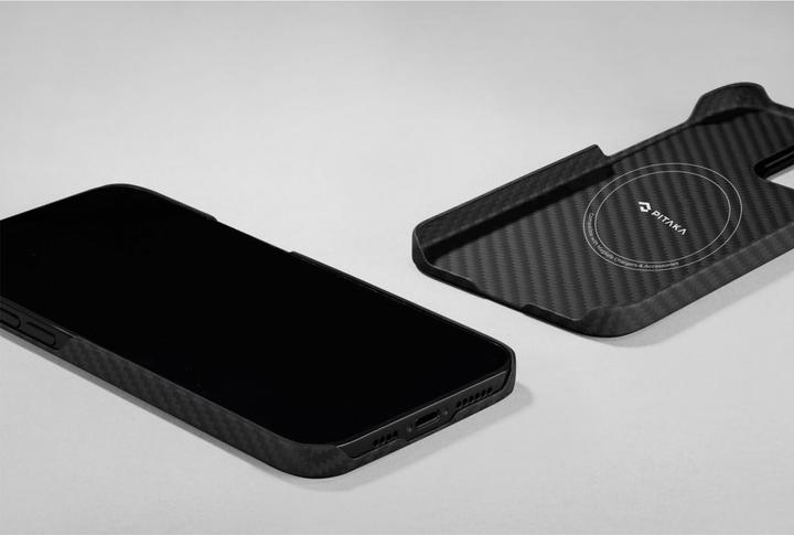 Immagine prodotto Pitaka Custodia MagEz 3 1500D per iPhone 14 Plus Nero/Grigio Twill (Apple iPhone 14 Plus)