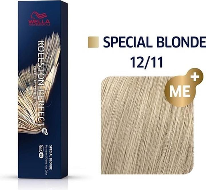 Immagine prodotto Wella Vopsea permanenta Koleston Perfect 12/11, Biondo Speciale Cenusiu Intens, 60ml (12, 11 Biondo Speciale Cenusiu Intens)