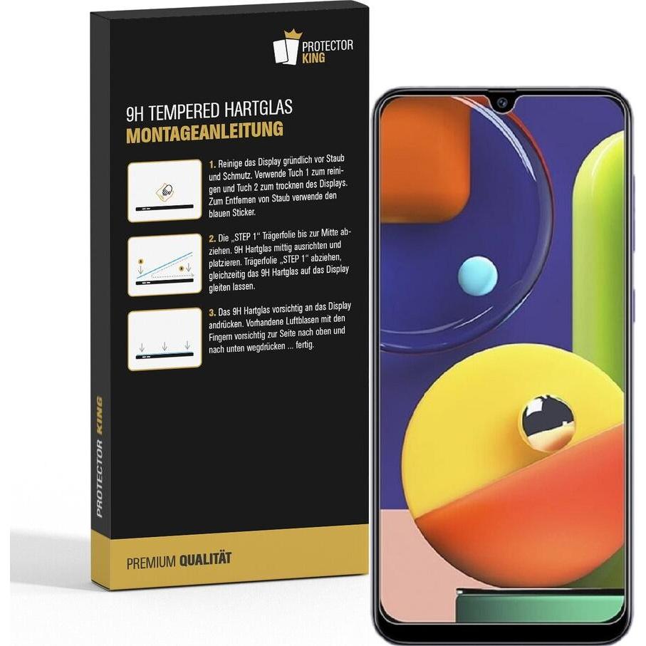 Thumbnail - Protectorking 6x Echtes Tempered 9H Panzerhartglas Matt Entspiegelt (6 Stück, Samsung Galaxy A50s), Smartphone Schutzfol...