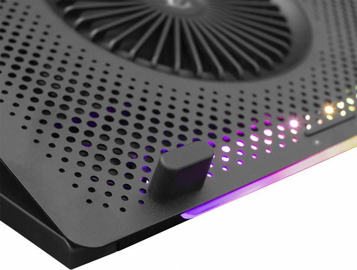 Produktbild White Shark Cooling stand for laptop Ice Master, up to 15.6 ", 5 fans, RGB lighting