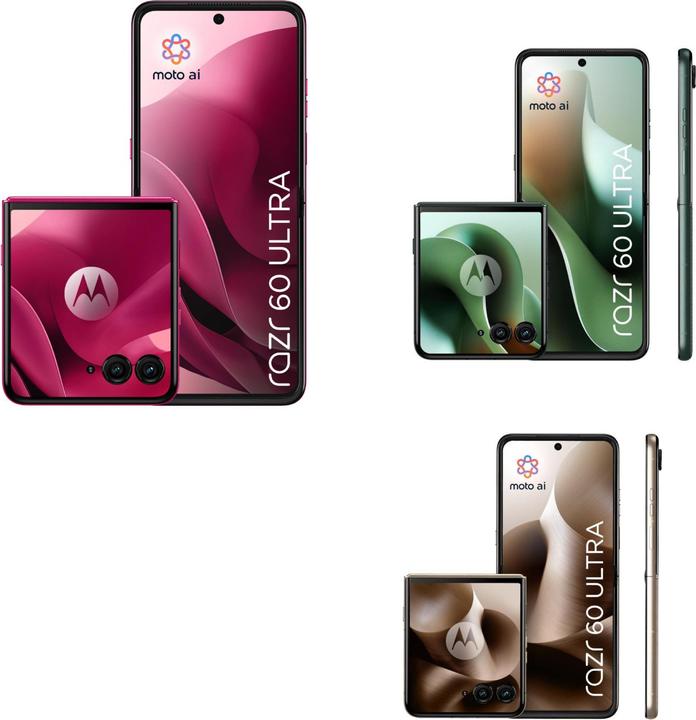 Actual product image Motorola Razr 60 Ultra (512 GB, Pantone Cabaret, 6.96", SIM + eSIM, 5G)