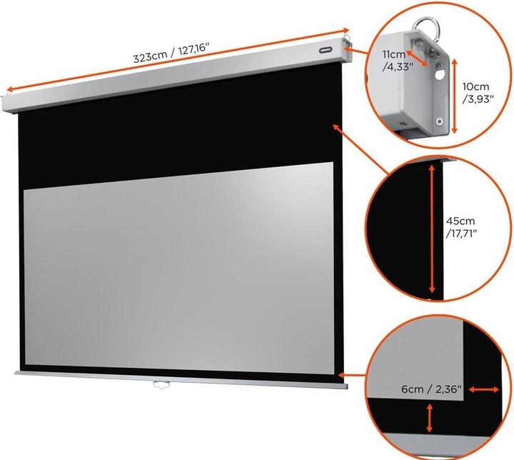 Produktbild Celexon Rollo-Leinwand Professional Plus 300x187 cm 16:10 (139.37", 16:10)