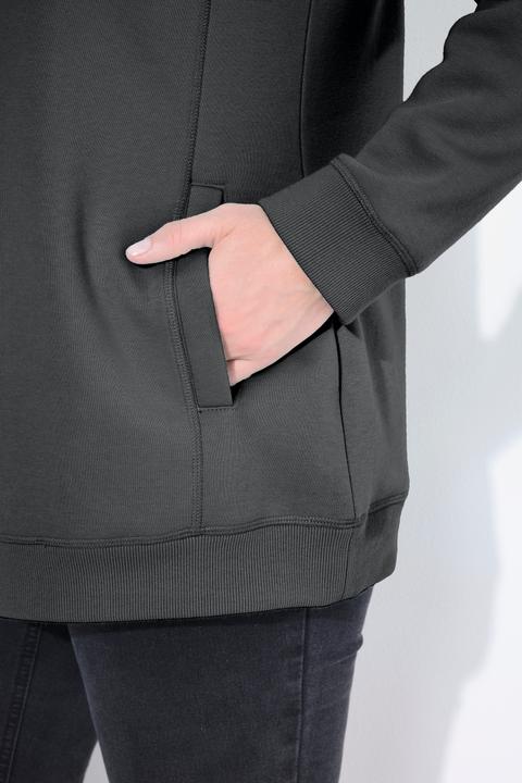 Produktbild Ulla Popken Sweatshirt, weiter Stehkragen, Taschen, Raglan-Langarm (54)