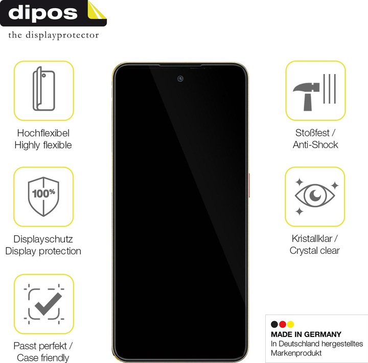 Produktbild Dipos 3D Full Cover Schutzfolie (1 Stück, ZTE Nubia N3)