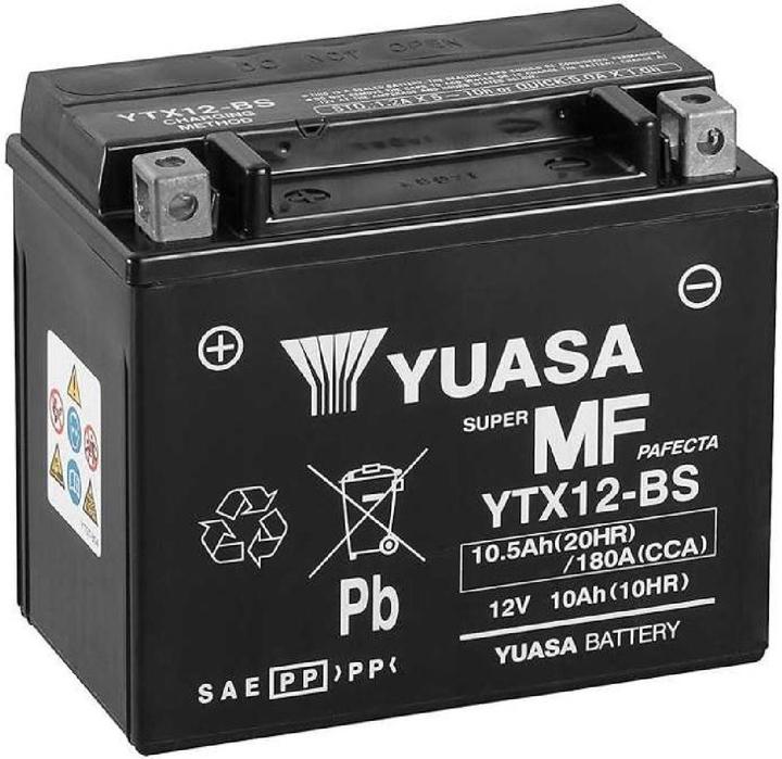 Produktbild Yuasa YTX12 (10.50 Ah, 180 A, 12 V)