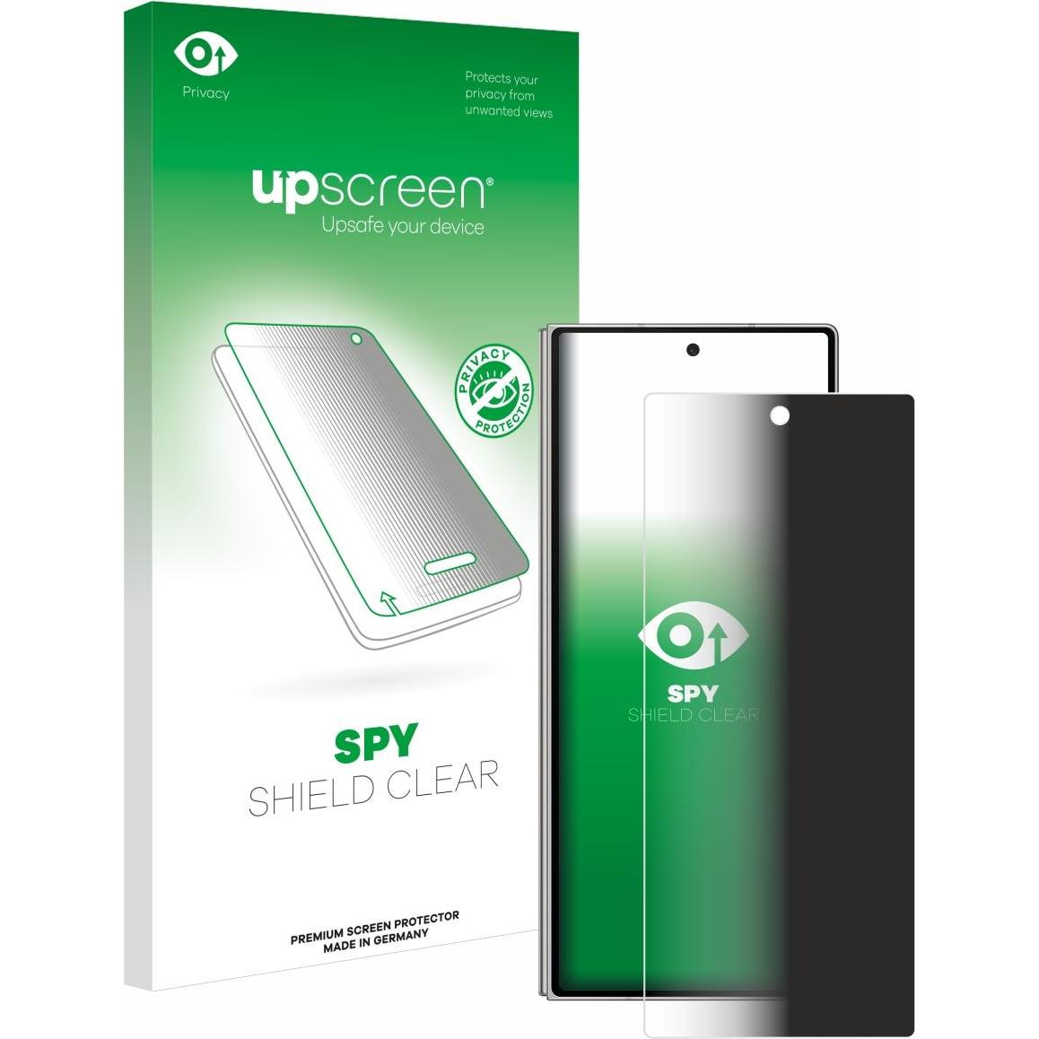 upscreen Spy Shield Blickschutzfolie (1 Stück, Samsung Galaxy Z), Smartphone Schutzfolie, Blau