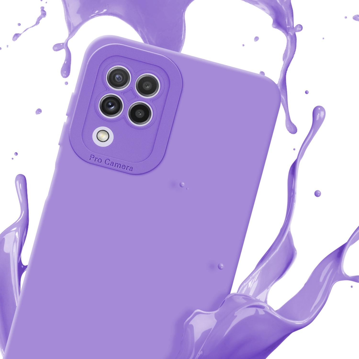 Thumbnail - Cadorabo Hülle für Samsung Galaxy A22 4G im TPU Fluid LM162 Style (Samsung Galaxy A22), Smartphone Hülle, Violett