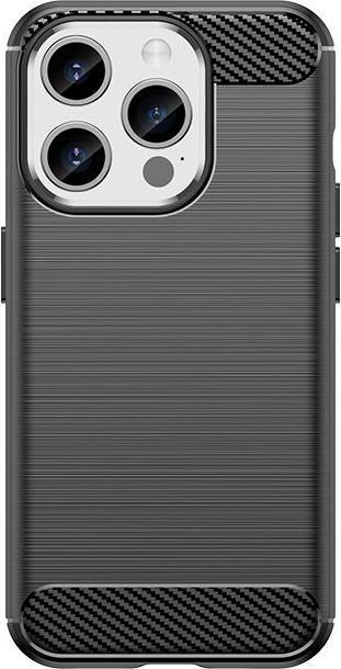 Produktbild Hurtel Flexible carbon pattern case for iPhone 15 Pro Carbon Case - black (Apple iPhone 15 Pro)