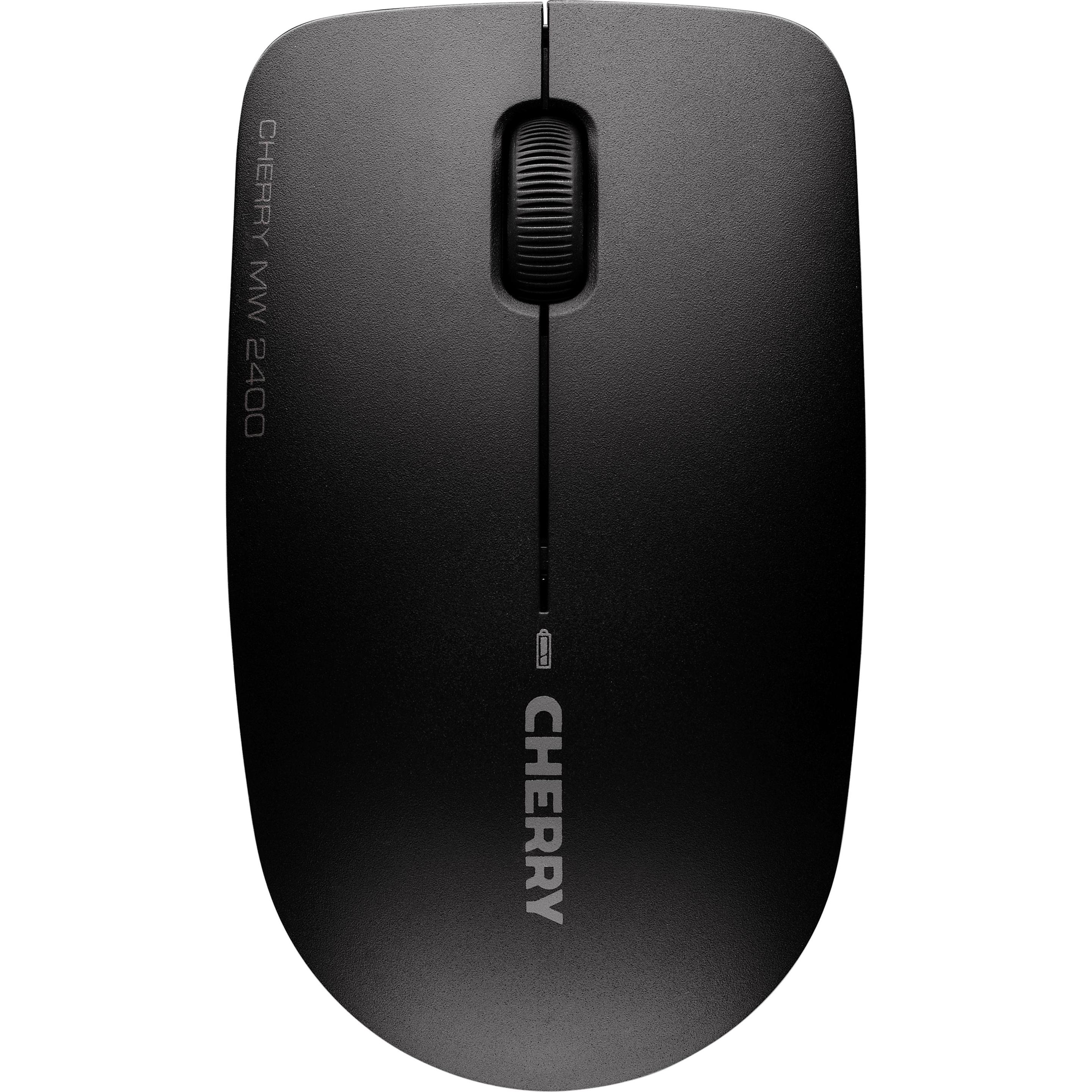 CHERRY Mw 2400 (Kabellos), Maus, Schwarz