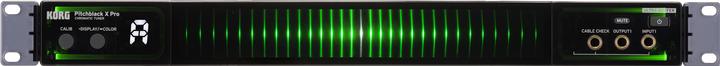 Actual product image Korg Pitchblack X Pro 19 inch rack tuner