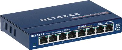 Actual product image Netgear Gs108ge (8 Ports)