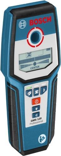 Produktbild Bosch Professional Ortungsgerät GMS 120-27 mit Tasche 2 x 1,5 V LR6-Batterie (AA)