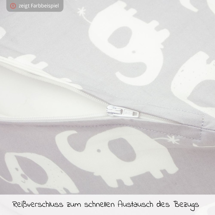 Produktbild Theraline Stillkissen "Das Komfort" mit Microperlenfüllung inkl. Bezug 180 cm (180 cm)