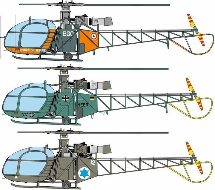 Actual product image Brengun SA 318C Alouette II