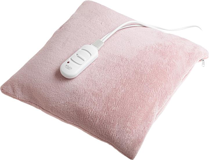 Produktbild Adler AD 7444 Electric heating pad, Super soft, 2 heat settings, 38x38 cm, Pink (38 x 38 cm)