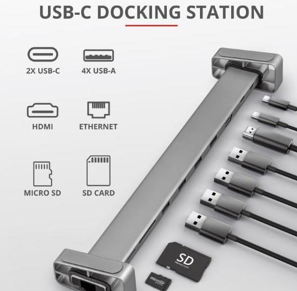 Produktbild Trust Dalyx (Docking Port, 4 Ports)