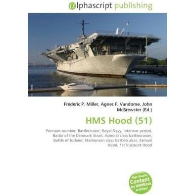 HMS Hood (51), Fachbücher