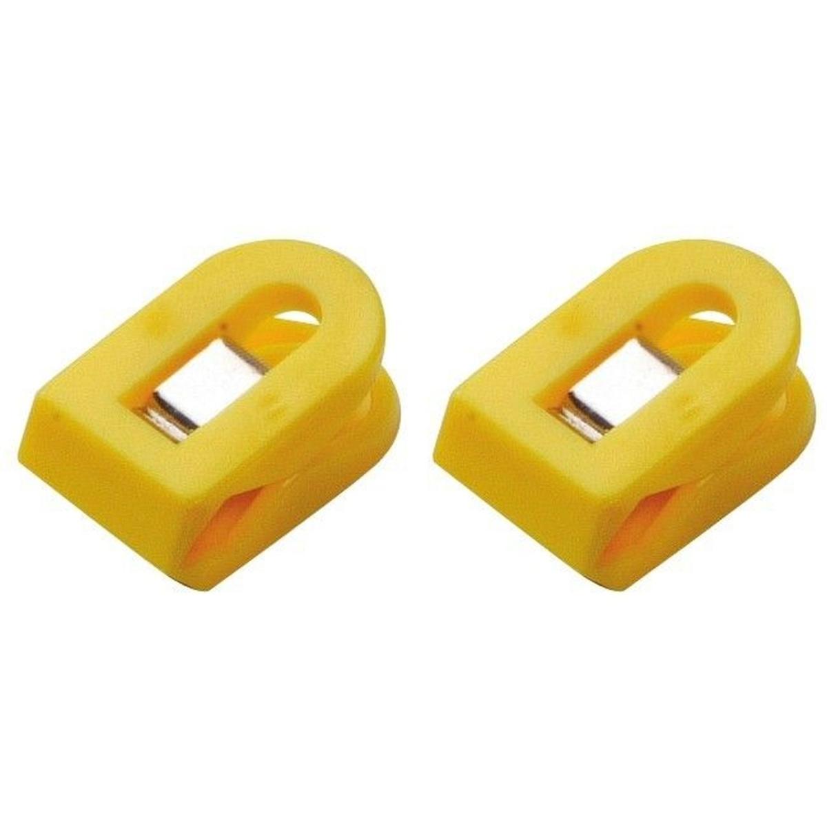 Laurel, Büroklammer, Briefklemmer Multi Clip Liliput 15x25mm VE=4 Stück gelb (4 x)