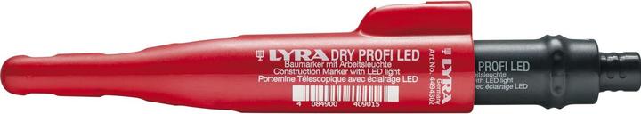 Tajima Lyra Dry Profi LED dybhulspen - m.trykfremføring, blyantspidser, inkl. 3x1,5V batt. (Graphit, 1 x)