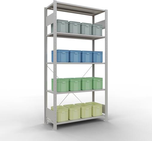 Actual product image Schulte Lagertechnik MULTIplus85 basic racking system with cross braces