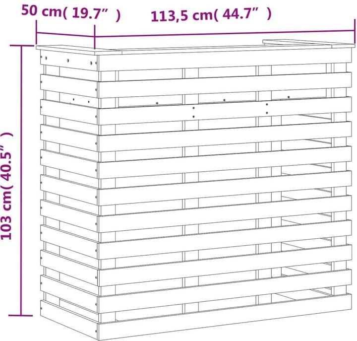 Produktbild VidaXL Gartenbar (113.5 x 50 x 103 cm)