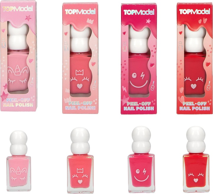 Top Model Topmodel - Nail Polish BEAUTY and ME - Coral, Light Pink, Pink, Red