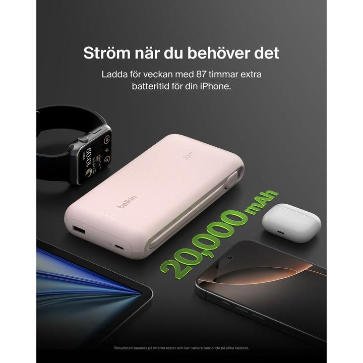 Produktbild Belkin BoostCharge (20000 mAh, 30 W, 74 Wh)