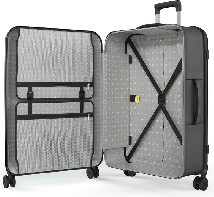 Actual product image Rollink Harde suitcase / trolley / travel case - Vega 360 - 76 cm - Zwart (105 l, L (90 - 115l))