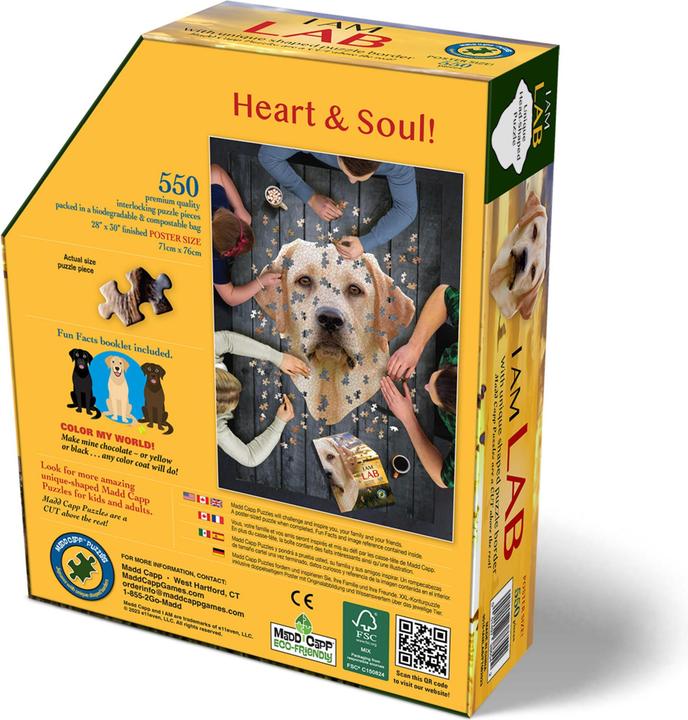 Actual product image Madd Capp I AM LAB 550 Puzzle (550 pieces)