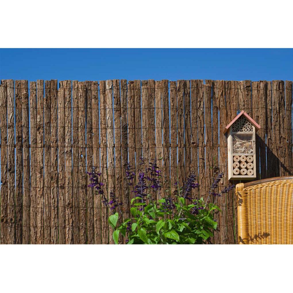 Thumbnail - Nature, Gartenzaun, Sichtschutz Natur Kiefernrinde 1x3 m 5 mm Dicke