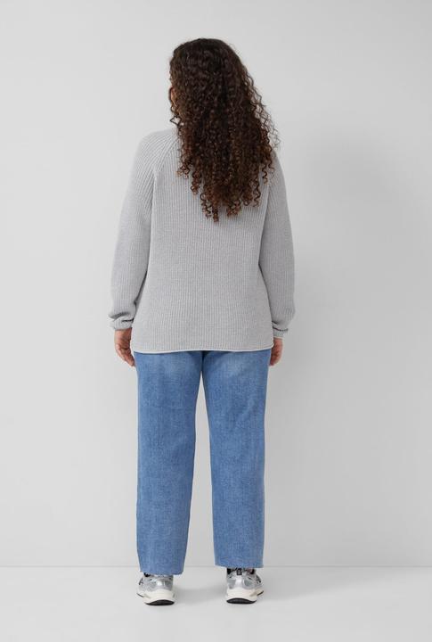 Produktbild S.Oliver Strickpullover Melierter Strickpullover mit Raglanärmeln (50)