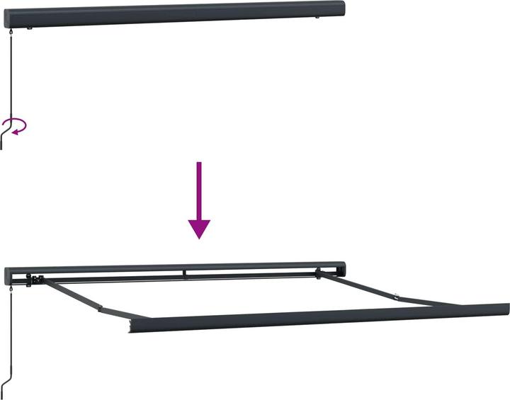 Produktbild vidaXL Einziehbare Markise (2.50 m)