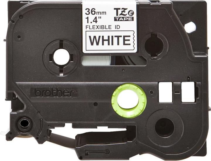 Actual product image Brother Flexitape lamin. black/white TZe-FX261 to PT-550 (4 cm, Black)