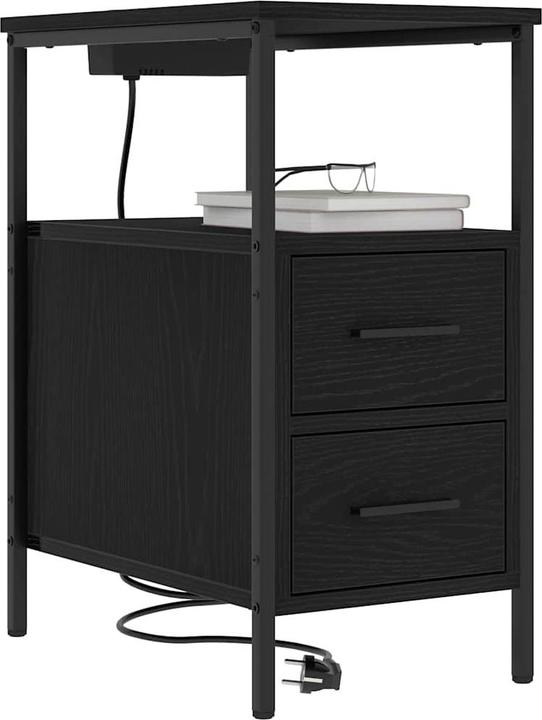 Actual product image vidaXL Bedside table (48 x 30 x 61 cm)