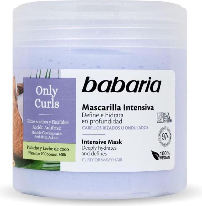 Image du produit Babaria Masque intensif Only Curls pour cheveux ondulés et bouclés (400 ml) (400 ml)